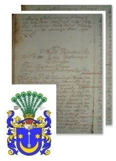 Przykładowe zdjęcie wywodu rodowitości szlacheckiej z 1802 roku, stron 2.jpg