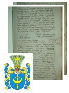 Przykładowe zdjęcie wywodu rodowitości szlacheckiej z 1802 roku, stron 2.jpg