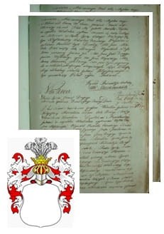 Przykładowe zdjęcie wywodu rodowitości szlacheckiej z 1802 roku, stron 2.jpg