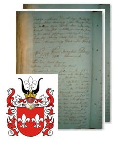 Przykładowe zdjęcie wywodu rodowitości szlacheckiej z 1802 roku, stron 2.jpg