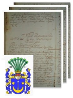 Przykładowe zdjęcie wywodu rodowitości szlacheckiej z 1802 roku, stron 3.jpg