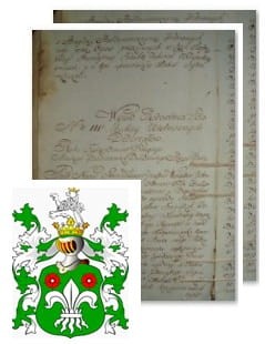 Przykładowe zdjęcie wywodu rodowitości szlacheckiej z 1802 roku, stron 2.jpg