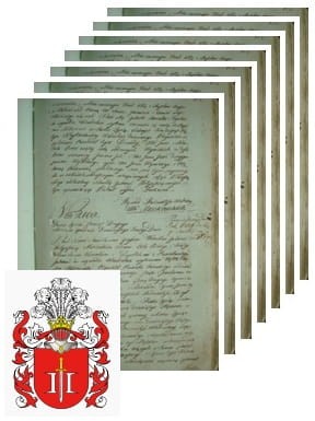 Przykładowe zdjęcie wywodu rodowitości szlacheckiej z 1802 roku, stron 7.jpg