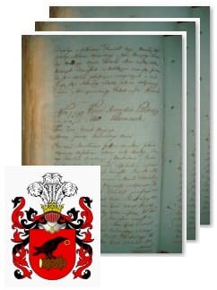 Przykładowe zdjęcie wywodu rodowitości szlacheckiej z 1802 roku, stron 3.jpg