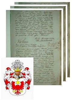 Przykładowe zdjęcie wywodu rodowitości szlacheckiej z 1802 roku, stron 3.jpg