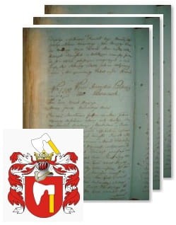 Przykładowe zdjęcie wywodu rodowitości szlacheckiej z 1802 roku, stron 3.jpg