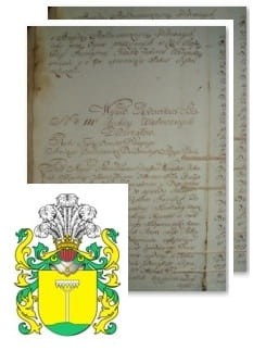 Przykładowe zdjęcie wywodu rodowitości szlacheckiej z 1802 roku, stron 2.jpg