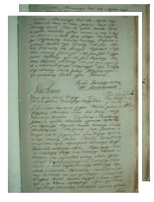Przykładowe zdjęcie wywodu rodowitości szlacheckiej z 1802 roku, stron 2.jpg