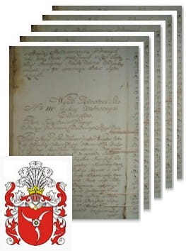 Przykładowe zdjęcie wywodu rodowitości szlacheckiej z 1801 roku, stron 5.jpg