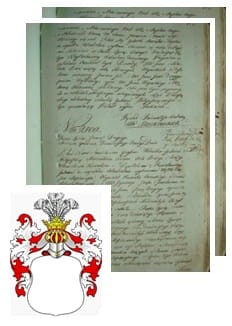 Przykładowe zdjęcie wywodu rodowitości szlacheckiej z 1802 roku, stron 2.jpg
