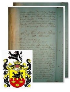 Przykładowe zdjęcie wywodu rodowitości szlacheckiej z 1802 roku, stron 2.jpg