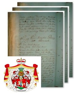 Przykładowe zdjęcie wywodu rodowitości szlacheckiej z 1802 roku, stron 3.jpg