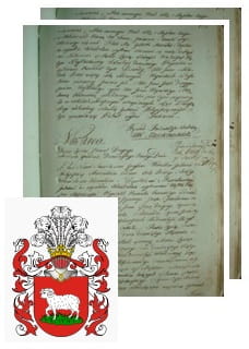 Przykładowe zdjęcie wywodu rodowitości szlacheckiej z 1802 roku, stron 2.jpg