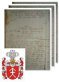 Przykładowe zdjęcie wywodu rodowitości szlacheckiej z 1802 roku, stron 3.jpg