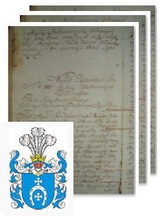 Przykładowe zdjęcie wywodu rodowitości szlacheckiej z 1802 roku, stron 3.jpg