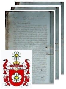 Przykładowe zdjęcie wywodu rodowitości szlacheckiej z 1816 roku, stron 3.jpg