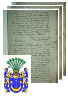 Przykładowe zdjęcie wywodu rodowitości szlacheckiej z 1802 roku, stron 3.jpg