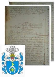 Przykładowe zdjęcie wywodu rodowitości szlacheckiej z 1802 roku, stron 2.jpg