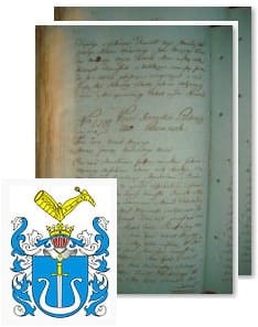 Przykładowe zdjęcie wywodu rodowitości szlacheckiej z 1802 roku, stron 2.jpg