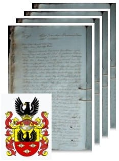 Przykładowe zdjęcie wywodu rodowitości szlacheckiej z 1816 roku, stron 4.jpg