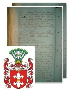Przykładowe zdjęcie wywodu rodowitości szlacheckiej z 1802 roku, stron 2.jpg