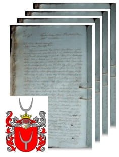 Przykładowe zdjęcie wywodu rodowitości szlacheckiej z 1814 roku, stron 4.jpg