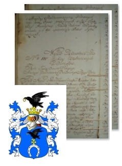 Przykładowe zdjęcie wywodu rodowitości szlacheckiej z 1802 roku, stron 2.jpg