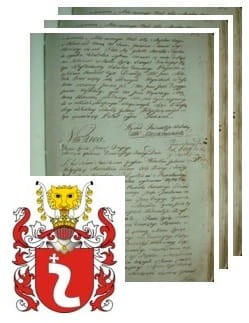 Przykładowe zdjęcie wywodu rodowitości szlacheckiej z 1802 roku, stron 3.jpg