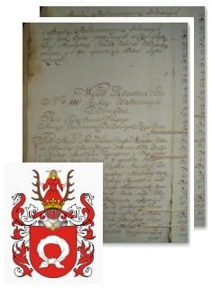 Przykładowe zdjęcie wywodu rodowitości szlacheckiej z 1802 roku, stron 2.jpg