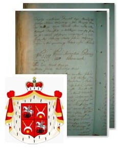 Przykładowe zdjęcie wywodu rodowitości szlacheckiej z 1802 roku, stron 2.jpg