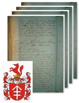 Przykładowe zdjęcie wywodu rodowitości szlacheckiej z 1802 roku, stron 4.jpg