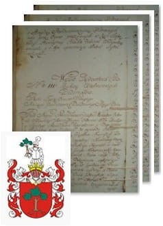 Przykładowe zdjęcie wywodu rodowitości szlacheckiej z 1801 roku, stron 3.jpg