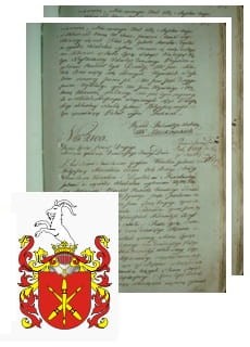 Przykładowe zdjęcie wywodu rodowitości szlacheckiej z 1802 roku, stron 2.jpg