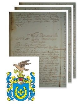 Przykładowe zdjęcie wywodu rodowitości szlacheckiej z 1802 roku, stron 3.jpg