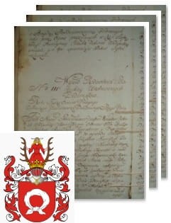 Przykładowe zdjęcie wywodu rodowitości szlacheckiej z 1801 roku, stron 3.jpg