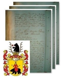 Przykładowe zdjęcie wywodu rodowitości szlacheckiej z 1802 roku, stron 3.jpg