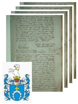 Przykładowe zdjęcie wywodu rodowitości szlacheckiej z 1802 roku, stron 4.jpg