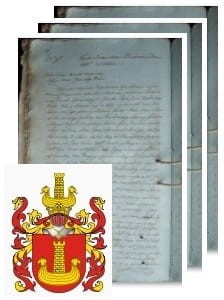 Przykładowe zdjęcie wywodu rodowitości szlacheckiej z 1815 roku, stron 3.jpg