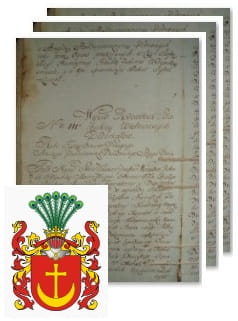 Przykładowe zdjęcie wywodu rodowitości szlacheckiej z 1802 roku, stron 3.jpg