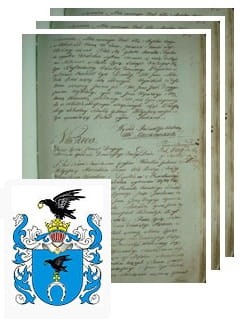 Przykładowe zdjęcie wywodu rodowitości szlacheckiej z 1802 roku, stron 3.jpg