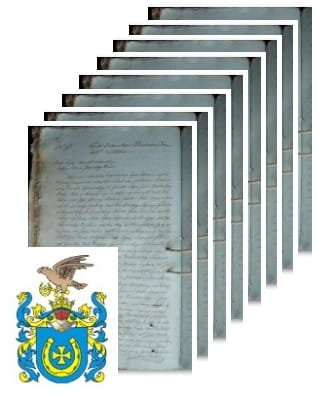 Przykładowe zdjęcie wywodu rodowitości szlacheckiej z 1811 roku, stron 8.jpg