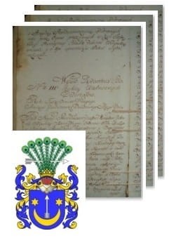 Przykładowe zdjęcie wywodu rodowitości szlacheckiej z 1802 roku, stron 3.jpg