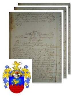 Przykładowe zdjęcie wywodu rodowitości szlacheckiej z 1802 roku, stron 3.jpg