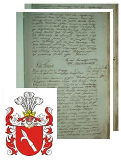 Przykładowe zdjęcie wywodu rodowitości szlacheckiej z 1802 roku, stron 2.jpg