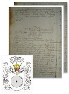 Przykładowe zdjęcie wywodu rodowitości szlacheckiej z 1801 roku, stron 2.jpg