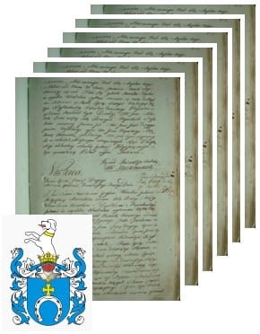 Przykładowe zdjęcie wywodu rodowitości szlacheckiej z 1802 roku, stron 6.jpg
