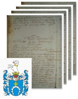Przykładowe zdjęcie wywodu rodowitości szlacheckiej z 1802 roku, stron 4.jpg