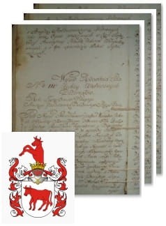 Przykładowe zdjęcie wywodu rodowitości szlacheckiej z 1802 roku, stron 3.jpg