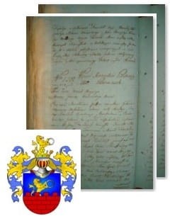 Przykładowe zdjęcie wywodu rodowitości szlacheckiej z 1802 roku, stron 2.jpg