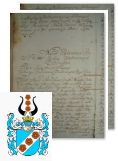 Przykładowe zdjęcie wywodu rodowitości szlacheckiej z 1802 roku, stron 2.jpg
